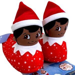New Elf on the Shelf Holiday Christmas Character Slippers Girls size XL (4-5)